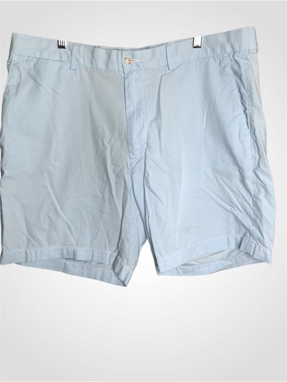 Daniel Cremieux Light Blue Men's Flat Front Chino Shorts 38